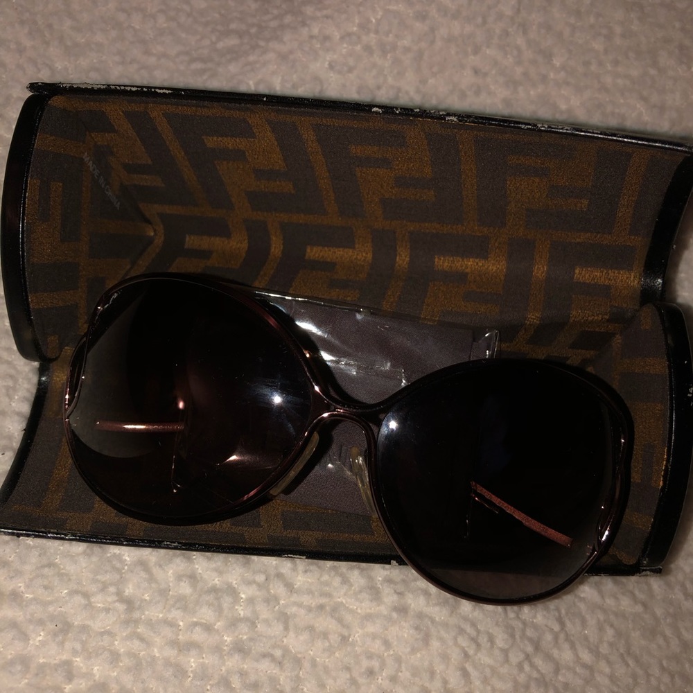 FENDI Brown Copper Sunglasses